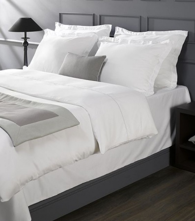 Комплект Hotel 5* Classic из сатина премиум 300 нитей, белый