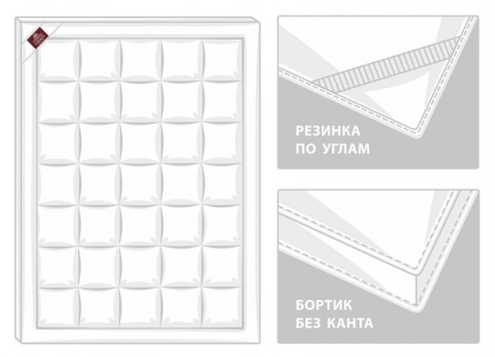 Наматрасник - топпер TOPPER NON-ALLERGENIC GRASS всесезонный