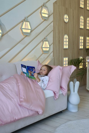 Компект постельного белья Roman Kids 300 тс, розовый 