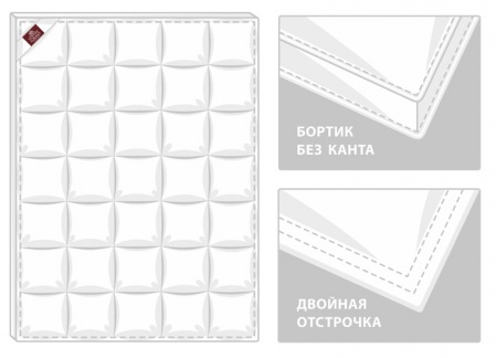 Одеяло WHITE FAMILIE DOWN всесезонное с бортиком