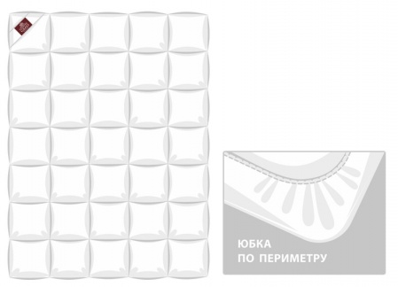 Наматрасник MATTRESS DOWN GRASS кассетный