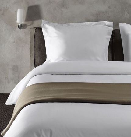 Комплект Hotel 5* Classic из сатина премиум 300 нитей, белый